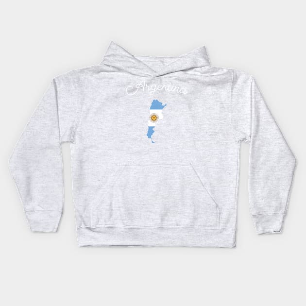 Argentina Kids Hoodie by phenomad